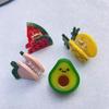 New Acetic Acid Fruit Hair Clip Strawberry Cartoon Hair Accessories Ins High End Cute Hair Clip Y2k
