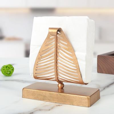 Vintage Inspired Metal Napkin Holder Stand Desktop Tissue Box Organizer for Home Kitchen Cafe Table Setting Gift