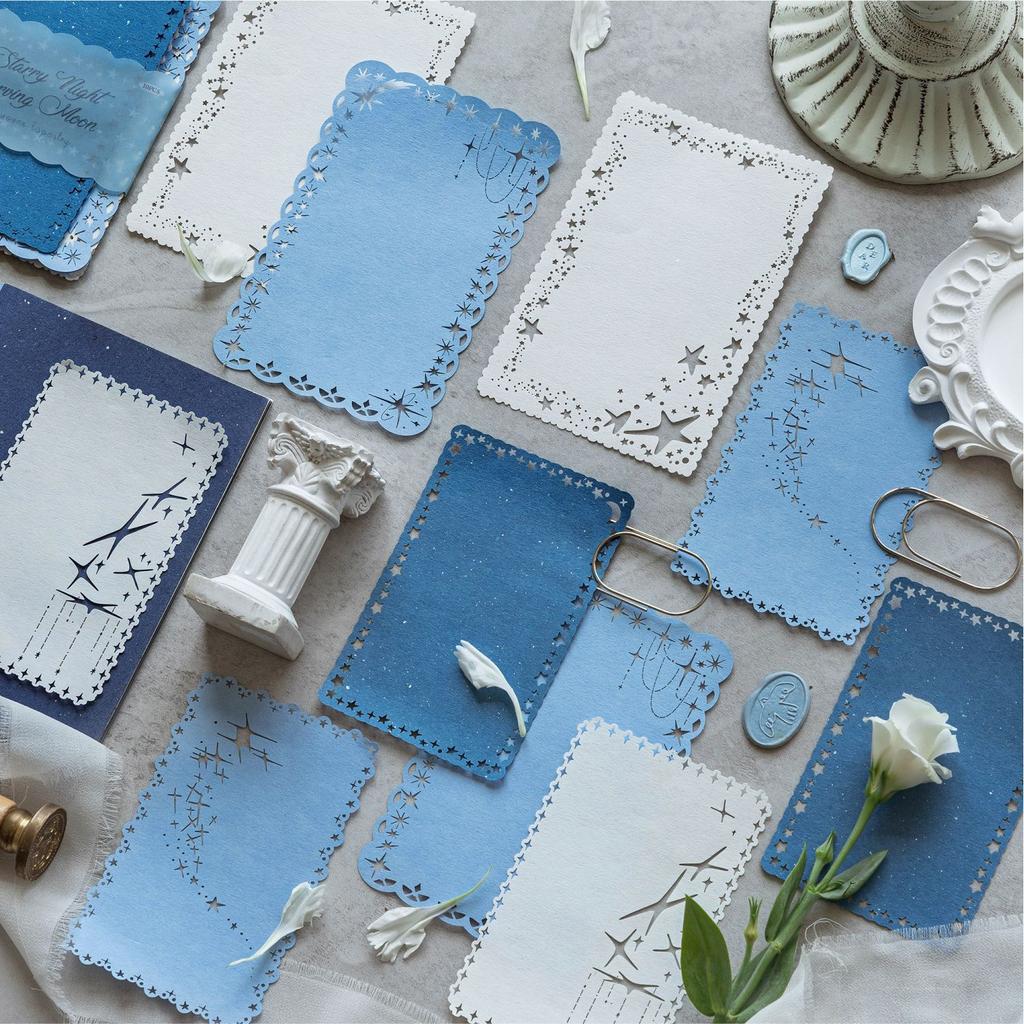 10pcs/lot Memo Pads Material Paper Wanxiang Weaving Dreams Junk Journal Scrapbooking Paper Background Decoration Stationery