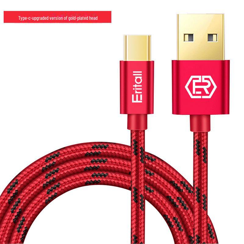 Apple, iPhone & Android Type-C Nylon Braided Charging Cable 2A