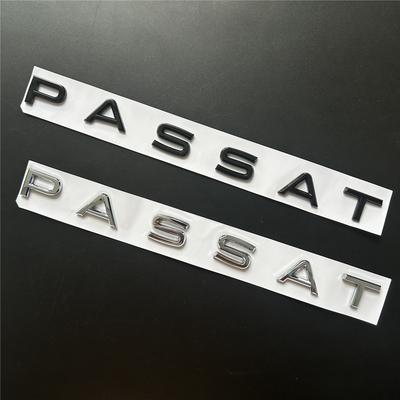 Für PASSAT Schrift Buchstaben Emblem Auto Styling Umrüstung Mittleren Stamm Logo Abzeichen Aufkleber