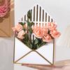 5Pcs Creative Envelope Flower Boxes Hand-folded Flowers Gift Bag Florist Bouquet Packaging Materials DIY Wedding Party Supplies