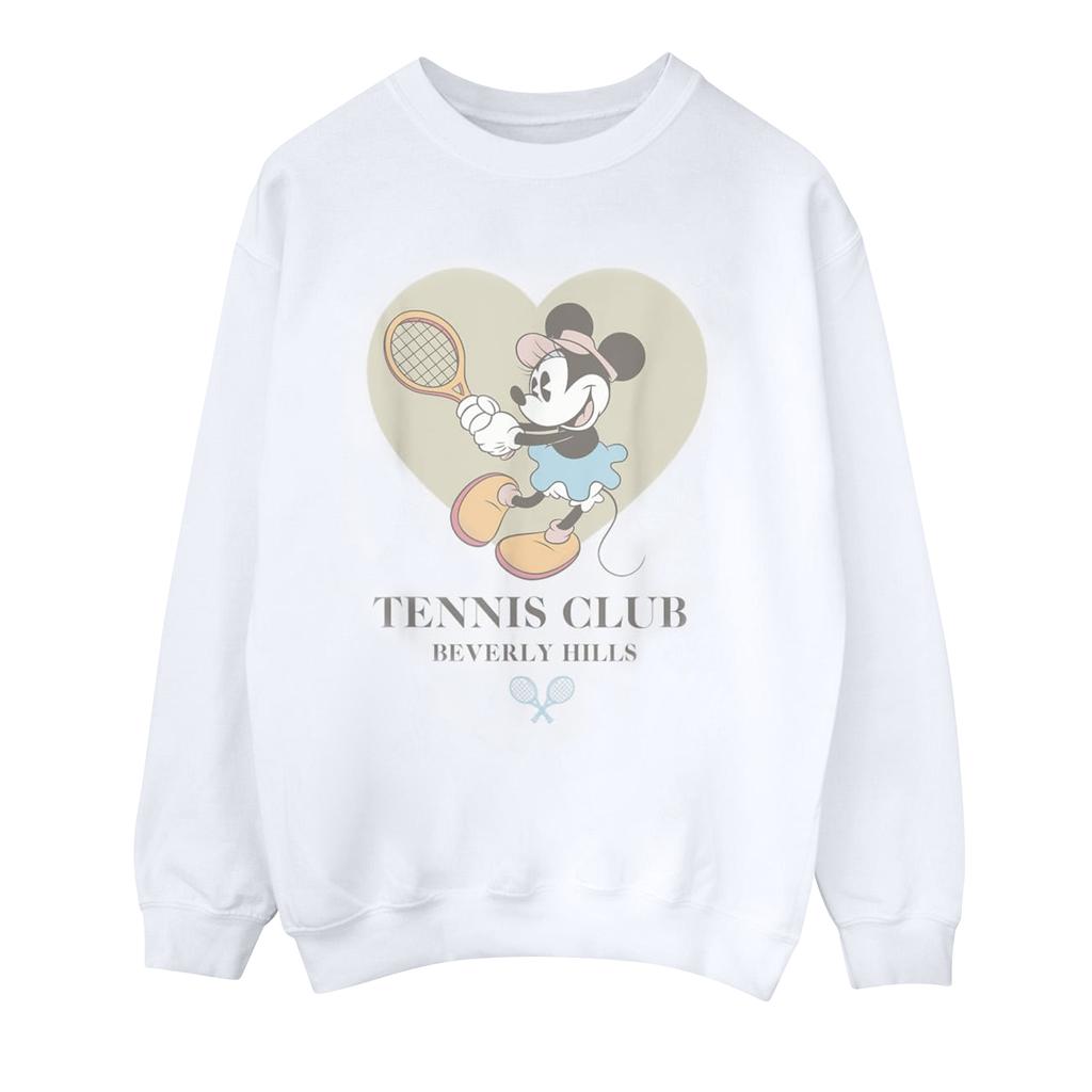 Disney Womens/Ladies Mickey Mouse Beverly Hills Tennis Club Sweatshirt