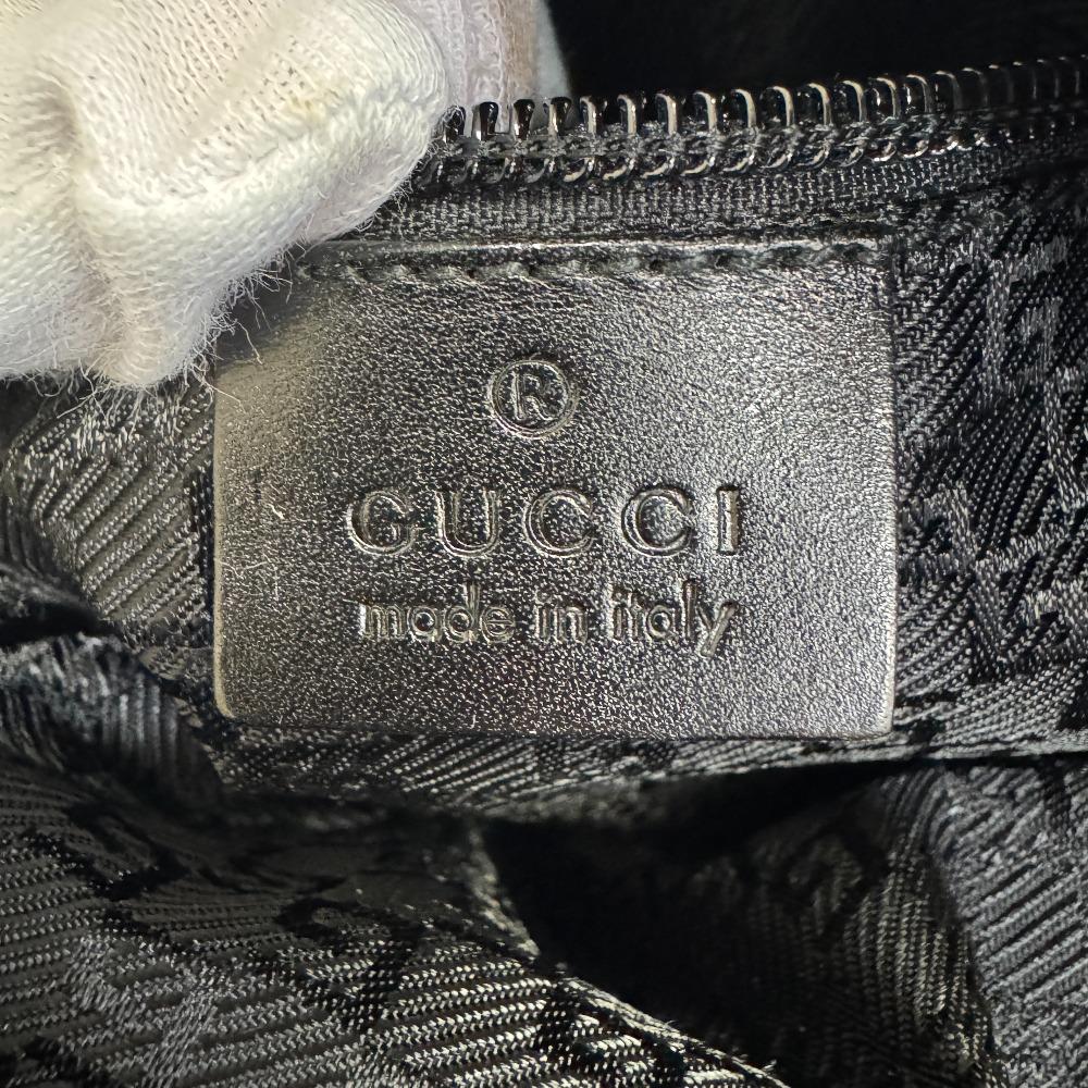GUCCI 373 business Nylon Tote Bag black Nylon Used