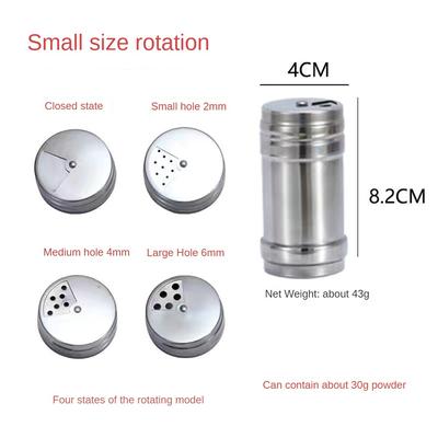 Toothpick Holder Kitchen Essential Multipurpose High Quality Stainless Steel Varying Sizes Complete Spice Solution Seasoning Can