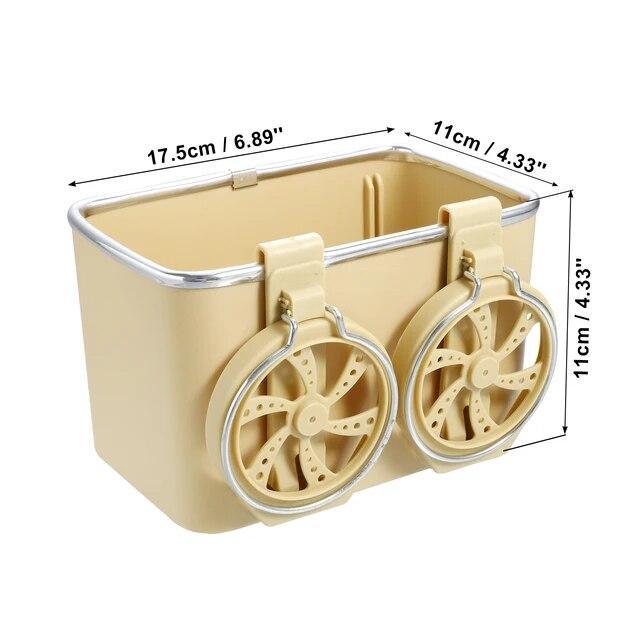 Auto-Wasserbecherhalter, Auto-Handyhalterung, Handbox mit Abdeckung, Taschentuchbox, Wasserbecher für den Rücksitz, Auto-Pump-Taschentuchbox