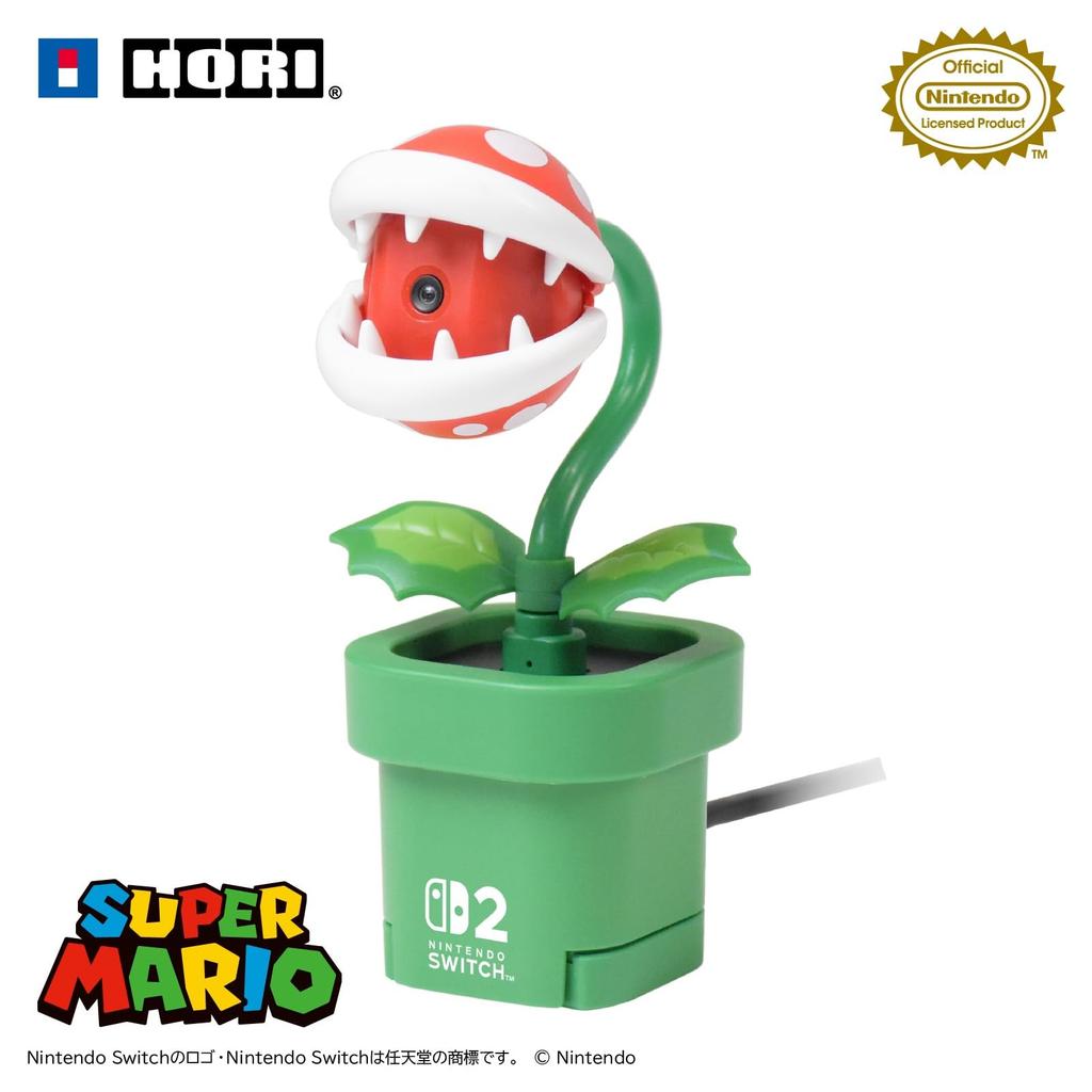 Nintendo Licensed USB Camera Piranha Plant for Nintendo Switch™ 2 (Switch 2 Only)