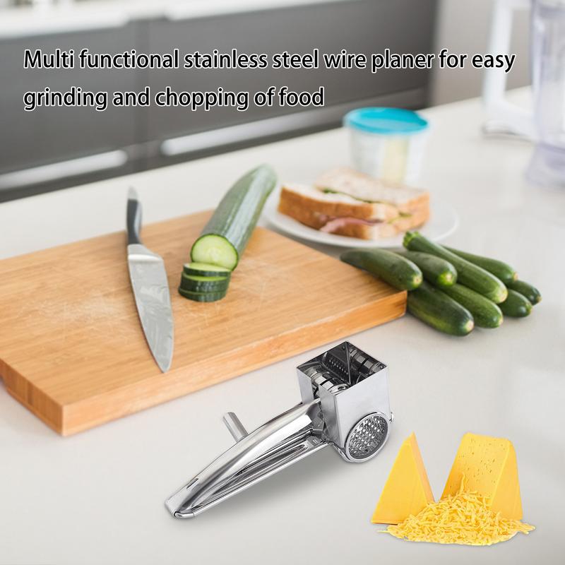 Stainless Steel Cheese Grater Household Manual Cheese Shred Tool for Home Kitchen Use