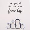 Something Different Joy Of Christmas Penguin Family Hanging Sign