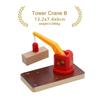 Wooden Track Accessories All Kinds Construction Tower Crane Toys Magnetic Building Compatible with All Brands Wooden Track Toys