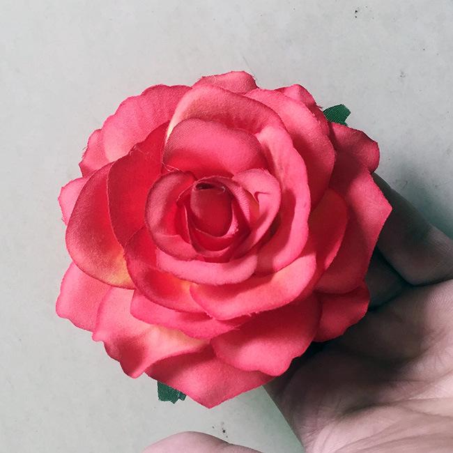 Bohemian Rose Lace Hair Clip and Brooch - Artificial Flower Accessory