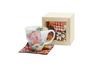 Ceramic Ai Flower Language Mug, Rose, Chirimen Wooden Box, 40808
