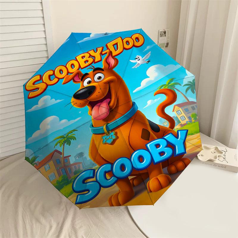 

1PC Warner Scooby-Doo Scooby Automatic Open/Close Umbrella with Windproof, 107-Rib Sturdy Canopy, Durable Ribs, Fashionable Design, Outdoor Accessory