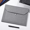Leather document bag/folder, A4/A5 size, for official documents and materials storage bag for office school homework use