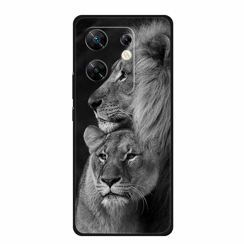 For Infinix Zero 30 4G Case Animals Soft Silicone TPU Back Cover Phone Cases For Infinix Zero30 4G X6731B Bumper Wolf Cool Coque