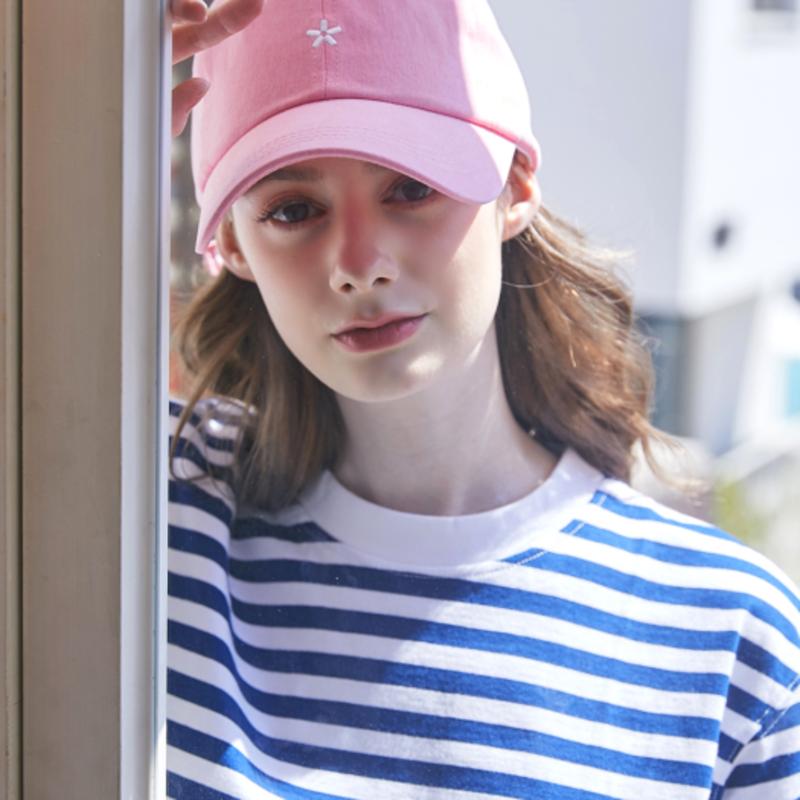 ELKE BLOEM FLOWER PINK BALL CAP