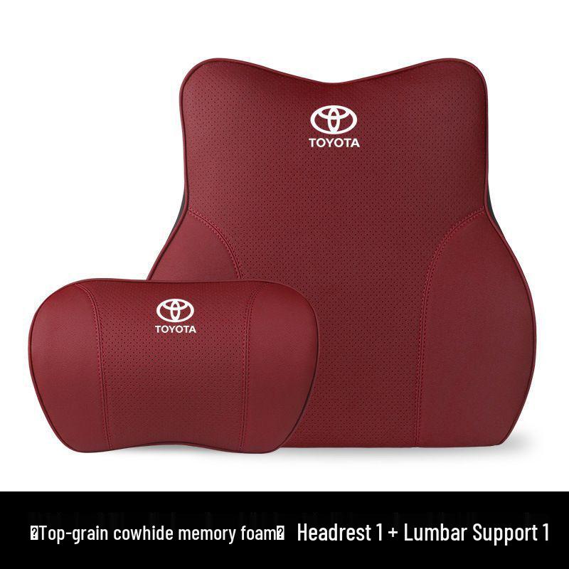 Cojín para Reposacabezas y Soporte Lumbar de Coche para Toyota Corolla, RAV4, Camry, Highlander, Avalon
