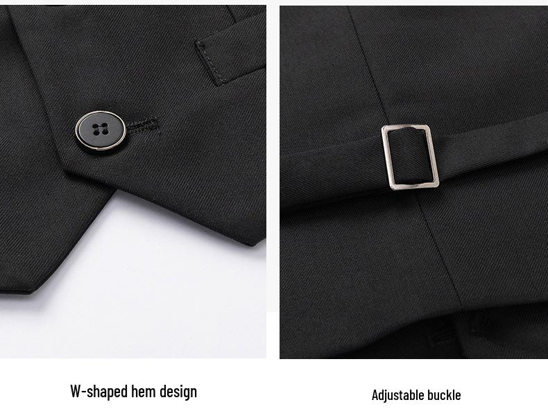Boys' Academy Style Solid Color Vest for Formal Events and Page Boys
