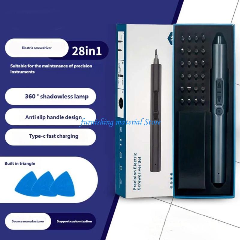 

Y5GD Multi Purpose 28 Bit Electric Screwdriver USB Charged Tool With LED Lightweight Construction For Household China Mainland