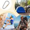Screw Lock Carabiner Clip Titanium Keyring Caribeener Clips Quick Release High Strength Key Rings For Camping Traveling Outdoor