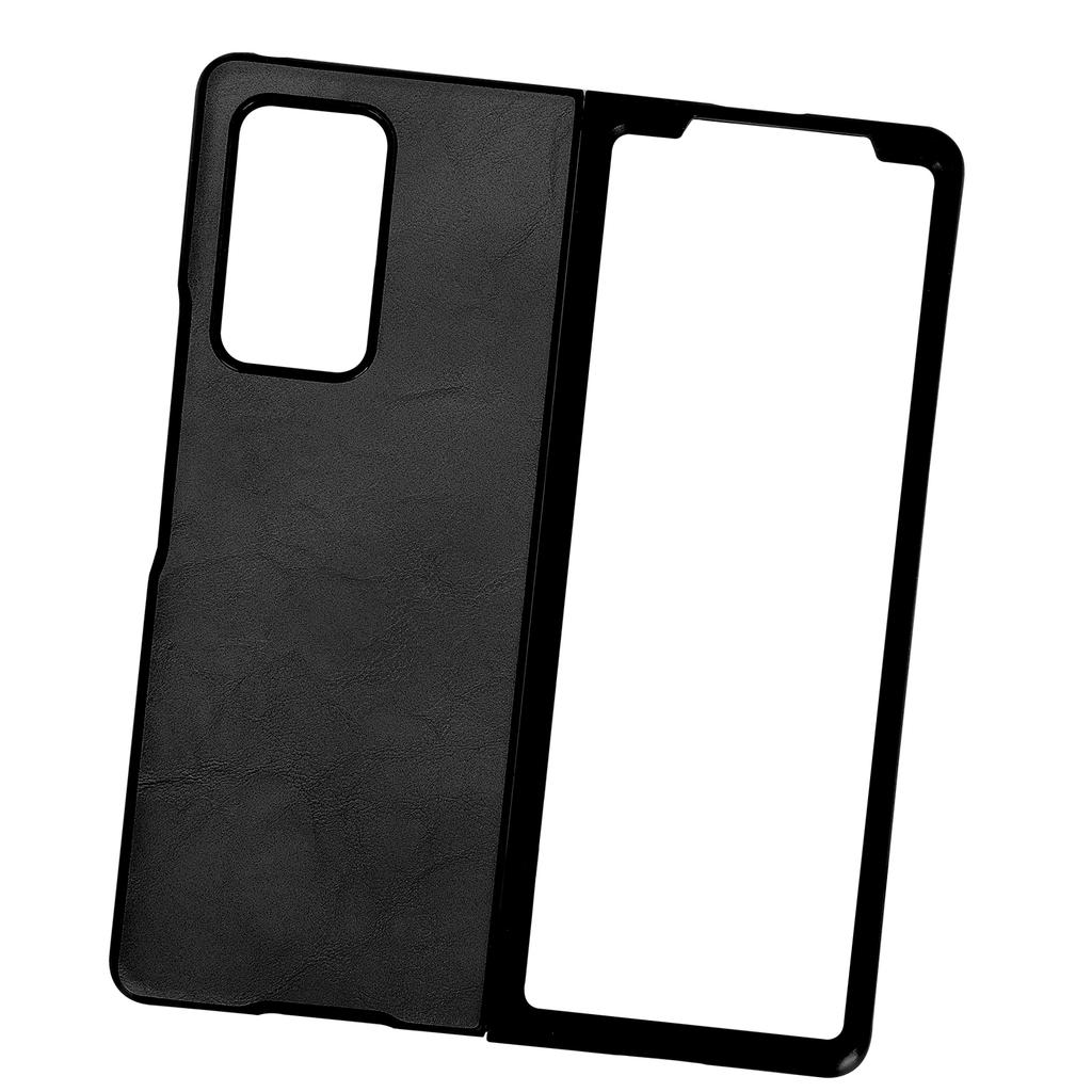 Lederhülle für Samsung Galaxy Z Fold 2 Handy Sturzsichere SchutzhülleSchwarz