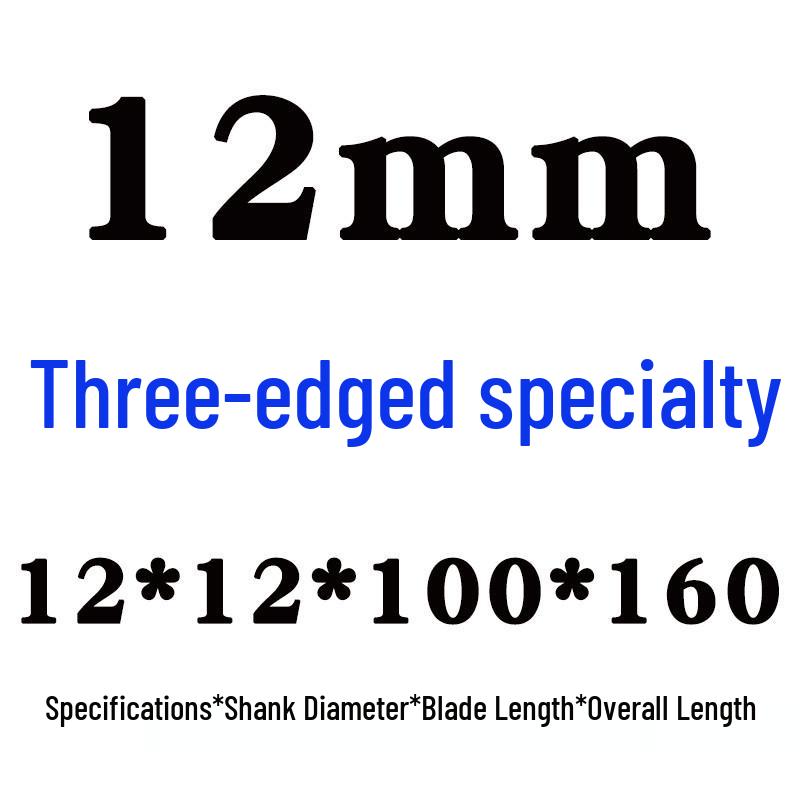 Southwest 3-Flute End Mill with Three Straight Shanks - Sizes: 3 To 20mm