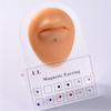 12Pcs/Card  Stud Nose Ring Fake Cheater Non Pierced Jewelry Magnetic Earring