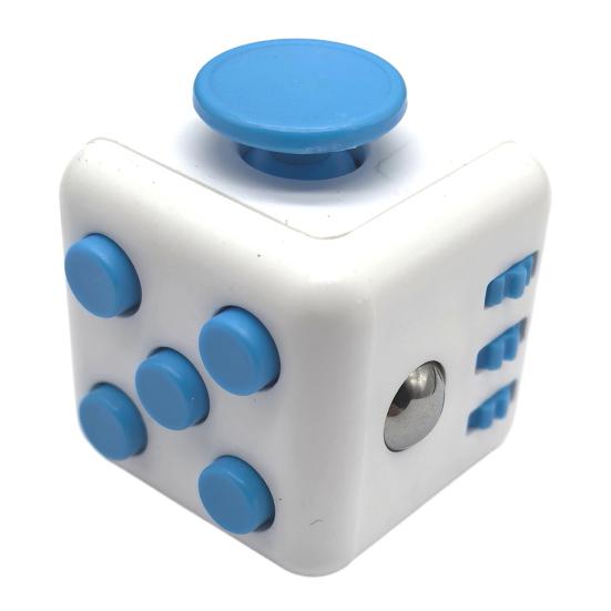 

Stress Relief Mini Cube Toy Portable Six-Sided Anxiety Relieving Cube Home Office Worker Silent Calming Cube Sensory