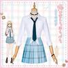 Sono Bisque Doll wa Koi wo Suru Kitagawa Marin Cosplay Kitagawa Marin Cosplay Uniform Set mit Krawatte und Cosplay Perfekt für Anime Schule Erwachsener