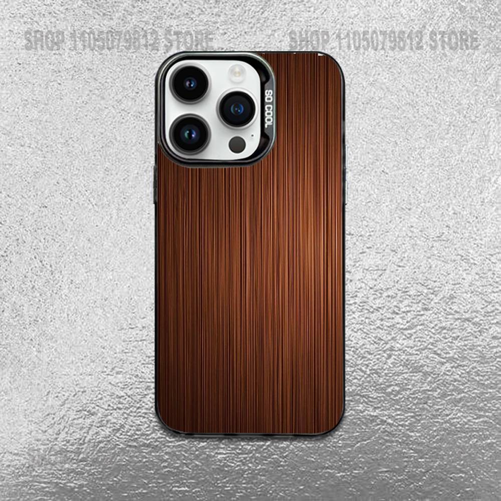 Cool N-Natural W-Wood-es Phone Case For iPhone 17,16,15,14,13,12,11 Pro Max Plus Colorful Gradient Soft TPU Black Cover