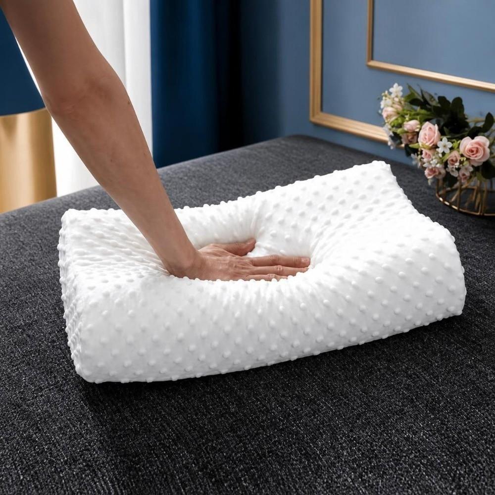 Slow-Rebound Memory Foam Pillow Comfortable Ergonomic Sleep Pillow Bedroom Sleeping