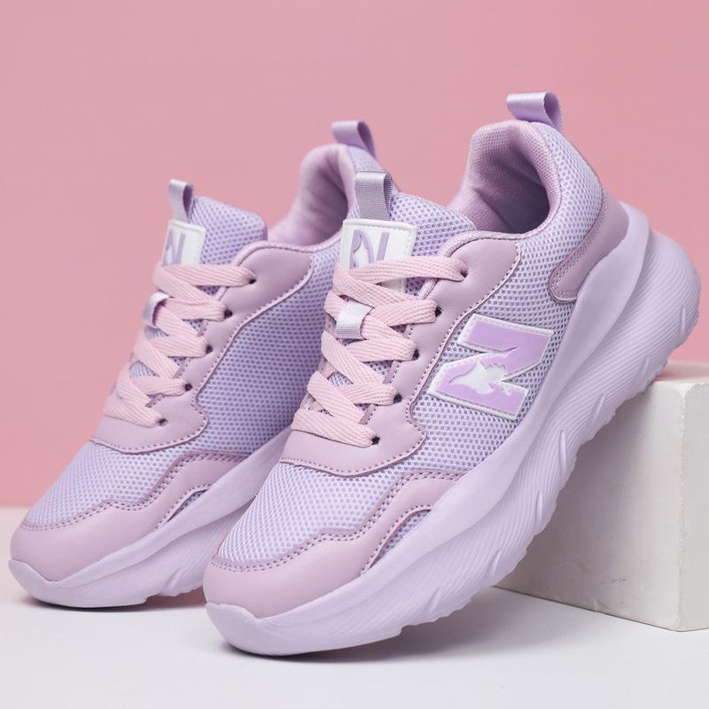 New Couple Shoes, Men's and Women's Same Sports Shoes, Platform-soled Ultra-light Running Shoes, Trendy Versatile Soft-soled Breathable Four-sea