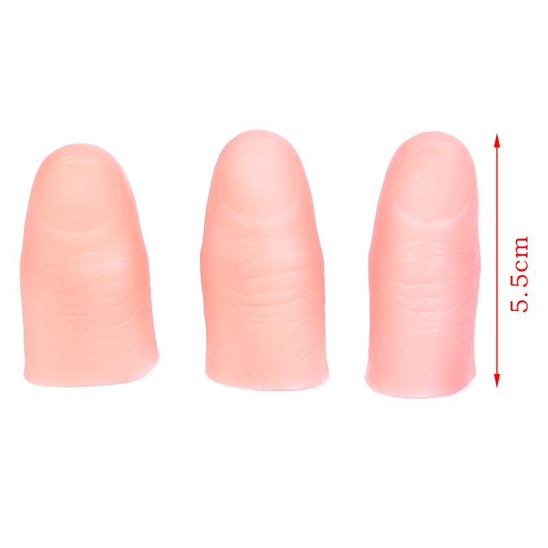 

3 шт./набор поддельных мягких кончиков пальцев для фокусов с эффектом магического появления пальца L