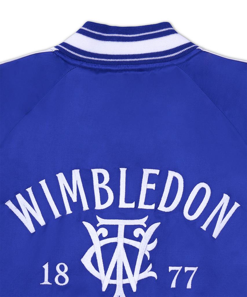 Polo Ralph Lauren Wimbledon Satin Baseball Jacket - Blue