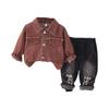 Kids Casual Long-Sleeve Set, Comfortable Daily Wear Outfits