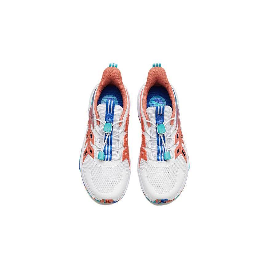 Anta Kids Mesh Non-Slip Shock Absorbing Wear-Resistant Casual Shoes Kids Sneaker White Red 312326912-1