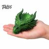 Okkulte Schmuckschale Dunkler Drachenkopf Aufbewahrungsschale, Gotischer Stil 3D-Druck Gussstruktur Schalenorganizer, Fantasy-Ornament, für Schlüssel und Schreibtischdekoration