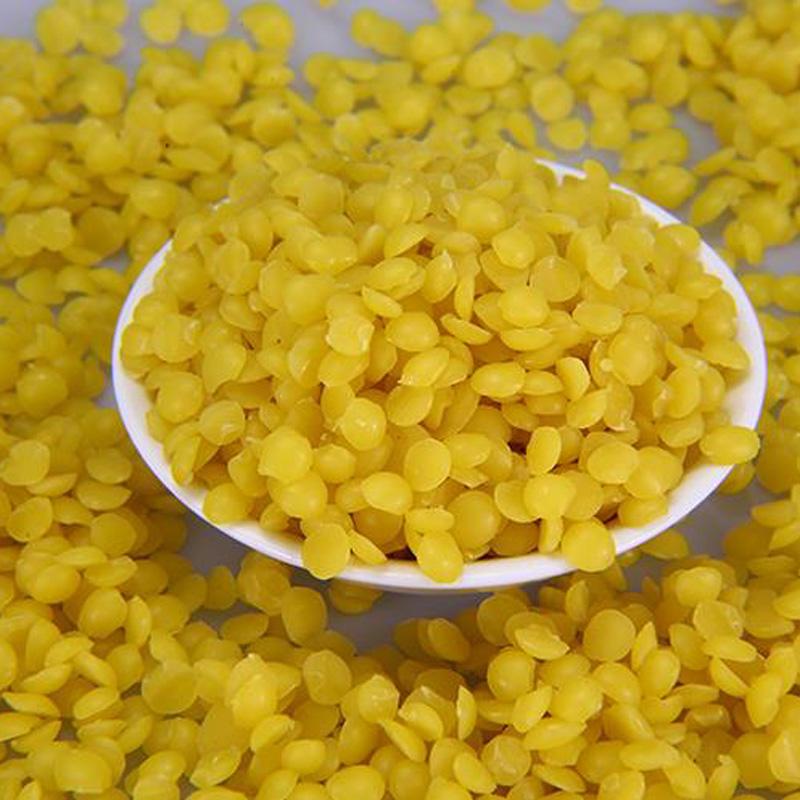 100% natural pure yellow beeswax pellet grade A 1kg Lipstick DIY Material Yellow Bee Wax Cera Flava