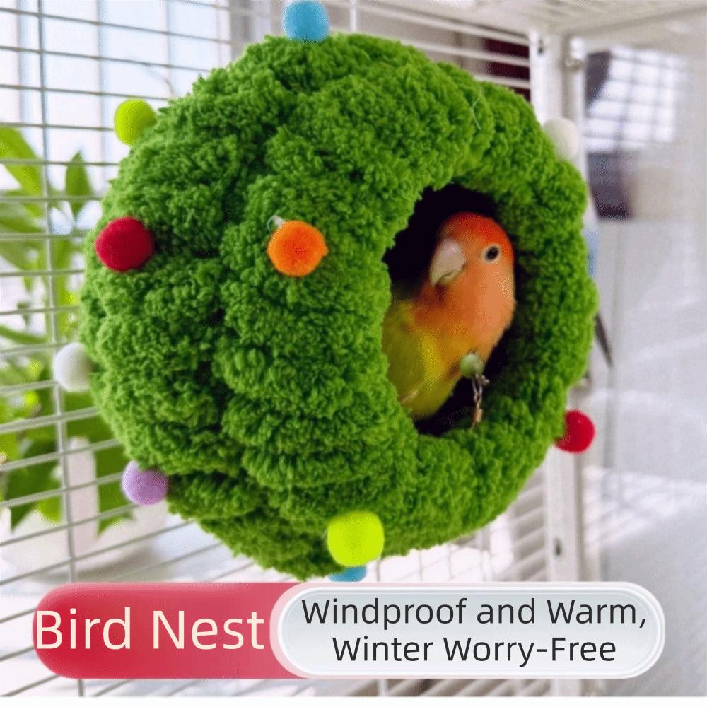 Handmade Pet Bird Nest Cozy Design Hanging Sleeping Bed Conure Breeding House Cage Accessory