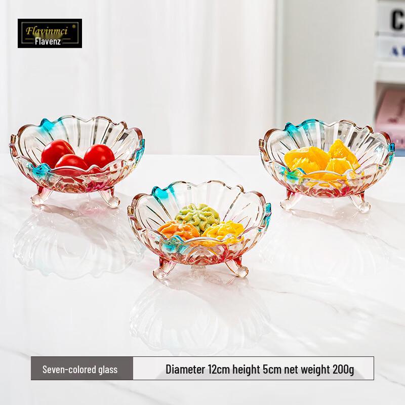 

Flavinmci Nordic Glass Fruit Bowl Set