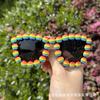 Candy Color Male And Female King Bar Party Decoration Glasses Thai Bangkok Songkran Festival Sunglasses Exaggerated