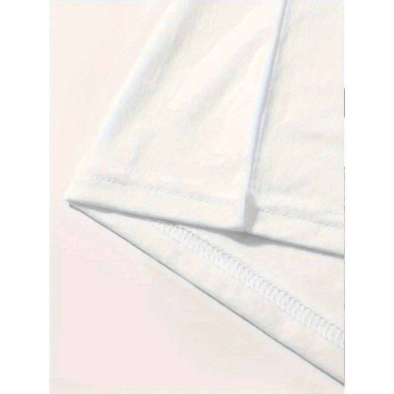 European Size  Women'S Floral Letter Print T-Shirt | Casual Crew Neck