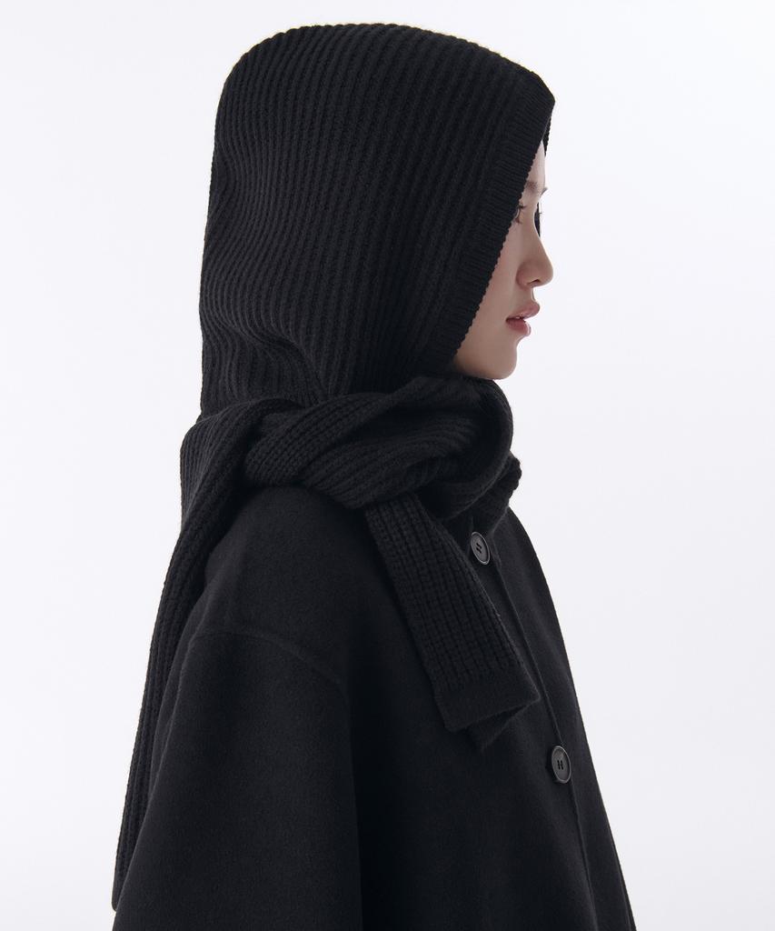 MUSINSA STANDARD WOMAN Women'S Scarf Balaclava [Black]