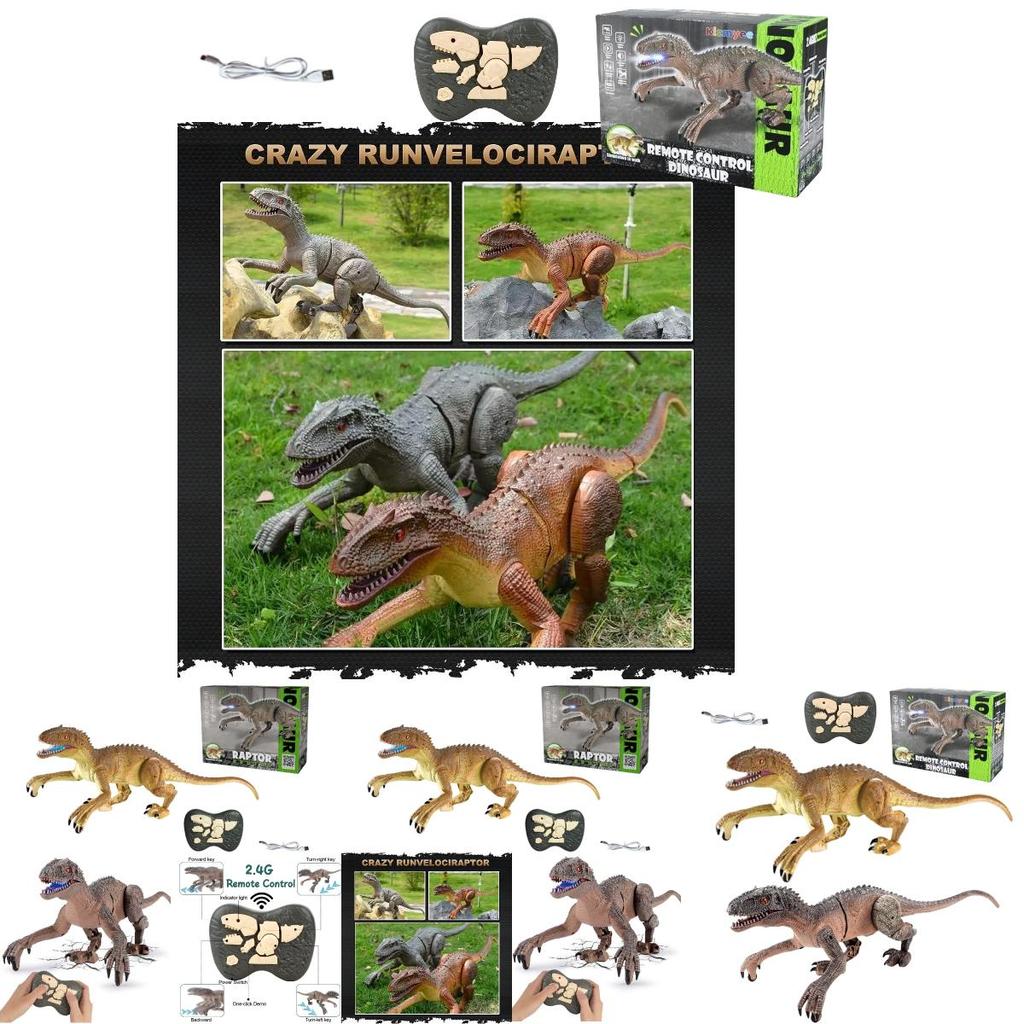 Large Size Remote Control Dinosaur Toy For Boys Wholesale Tyrannosaurus Rex Model With Articulated Joints And Light-up Features Plastic Material