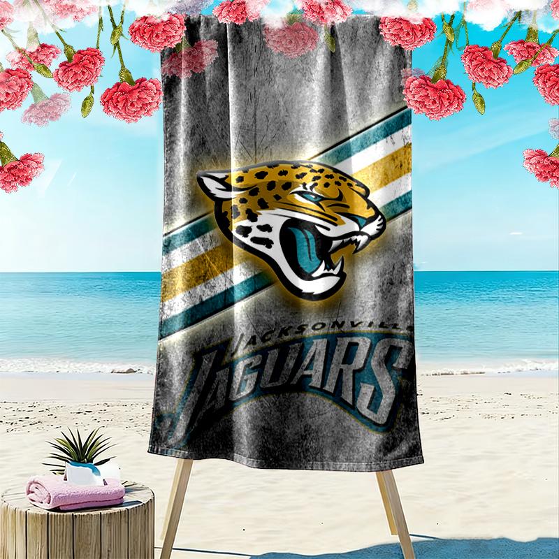 Jaguar Spirit Beach Towel Microfiber Beach Towel, Lightweight and Quick-Dry, for Summer Travel, Swimming Pool Fan Birthday Gift