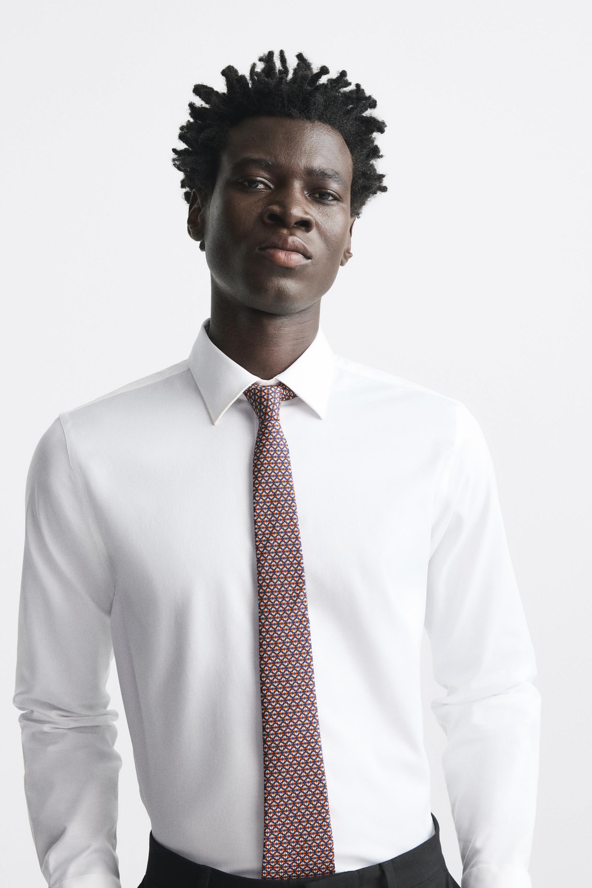 

ГАЛСТУК ИЗ 100% ШЕЛКА С ПРИНТОМ