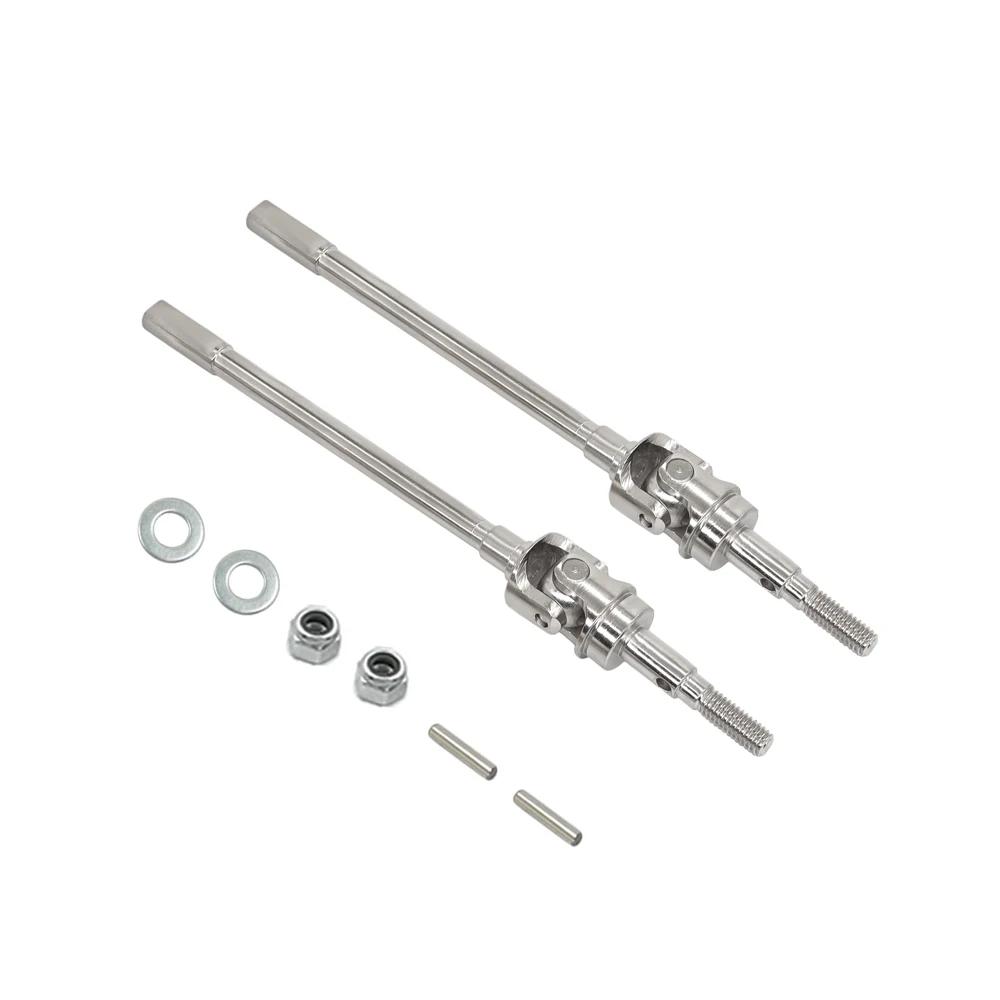 CVD Drive Shaft Dogbone Heavy Duty Universal AR44 Axle Front and Rear for RC 1/10 Axial SCX10-II 90046 90047 JEEP Wrangler