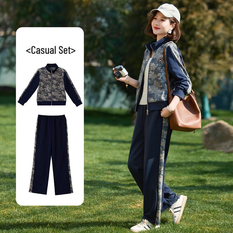 

Baolianduo Women s Casual Zipper Top & Pants Set 3XL