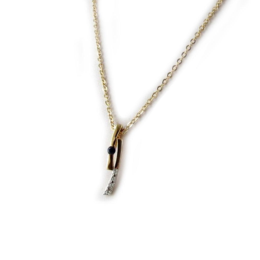 Altesse [L1743] - Náhrdelník pozlacený 'Scarlett' Safír