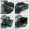 Ielgy Premium Texture Bag Large Capacity Fashion Autumn Winter Cotton Padded Clothes One Shoulder Portable Commuter Tote Bag